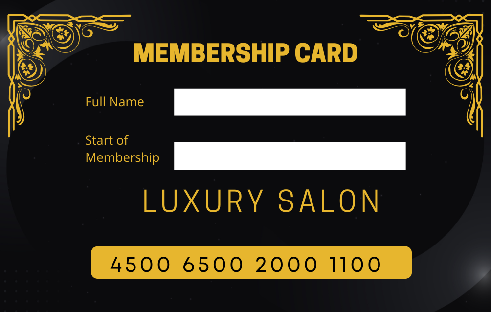 Gold Membership Card